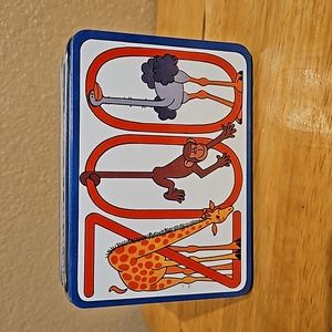 Vintage J.S.N.Y. Miniature Zoo 12 Animal Magnets with Original Tin Box